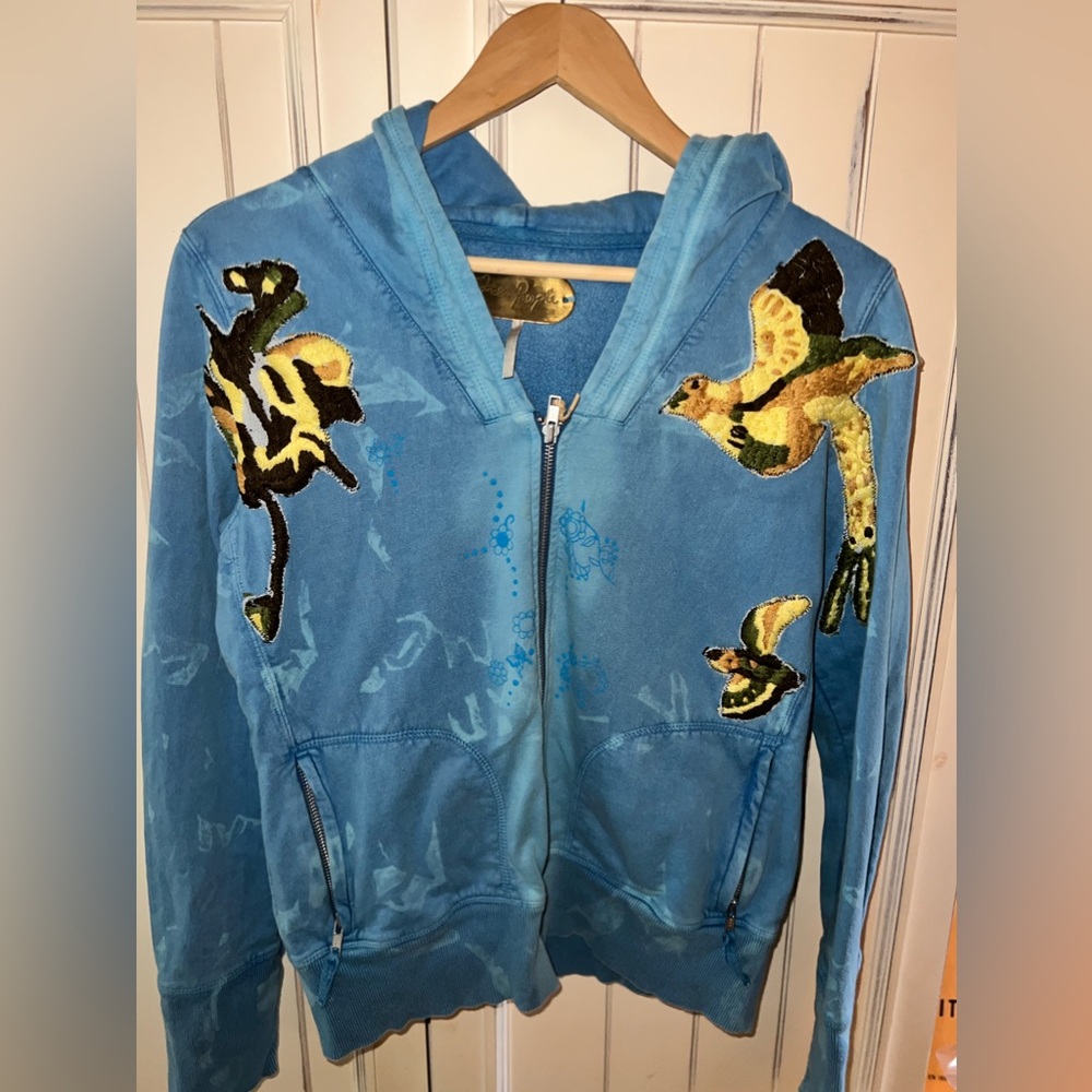 Embroidered Zip Up Hoodie by Free People